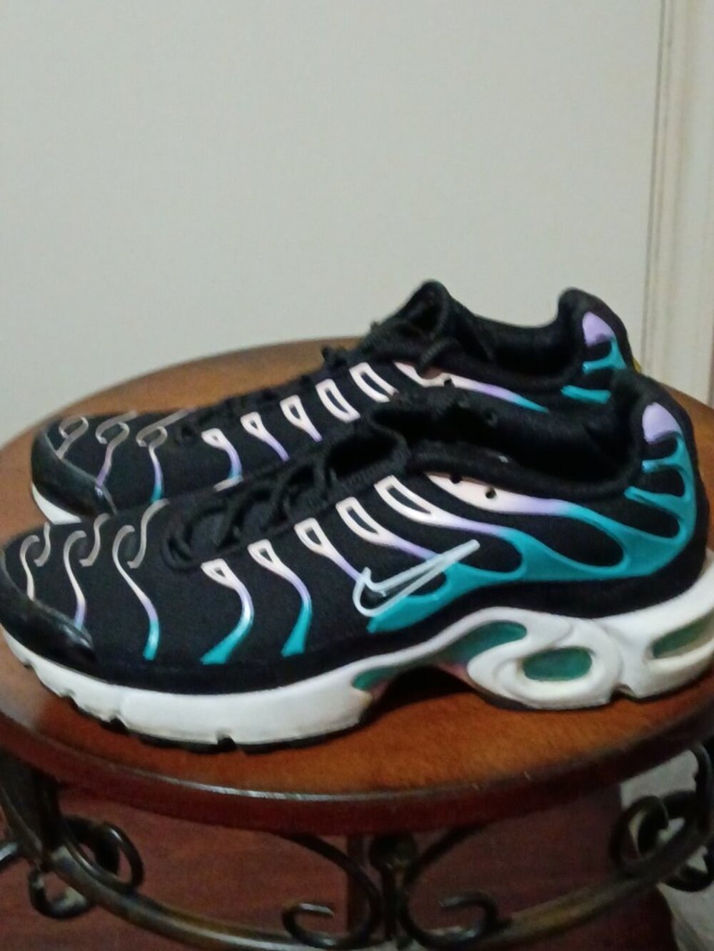 Air Max Plus ‘Have a Nike Day’ BQ7224-001 Black Multi Color Size 5Y Sneakers - Picture 9 of 14